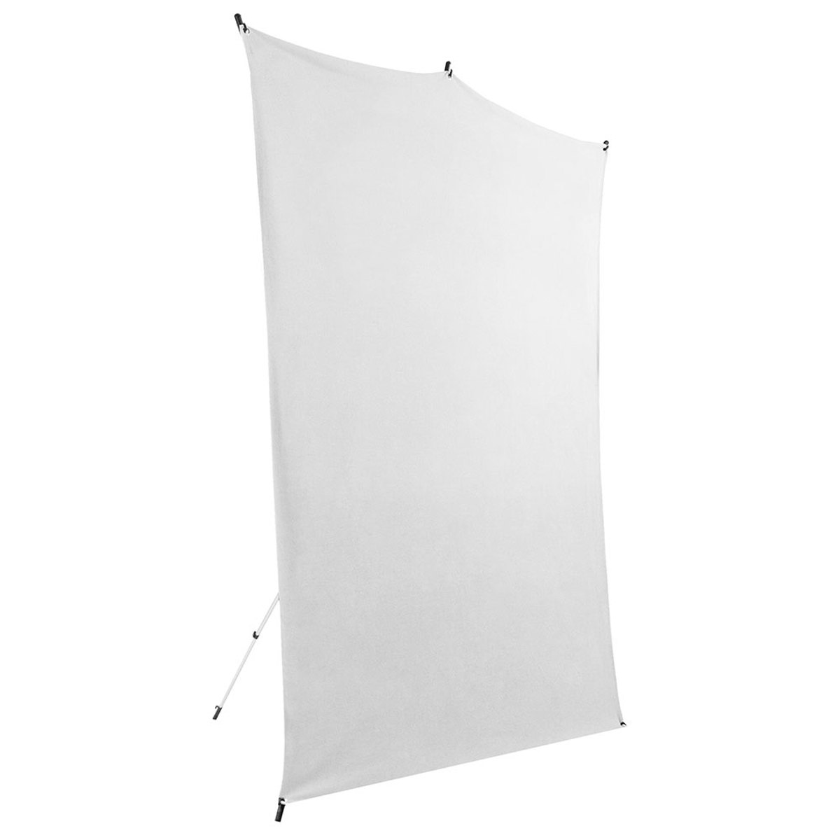 

Savage 5x7' White Background Backdrop Travel Kit, Includes Stand and Carry Bag
