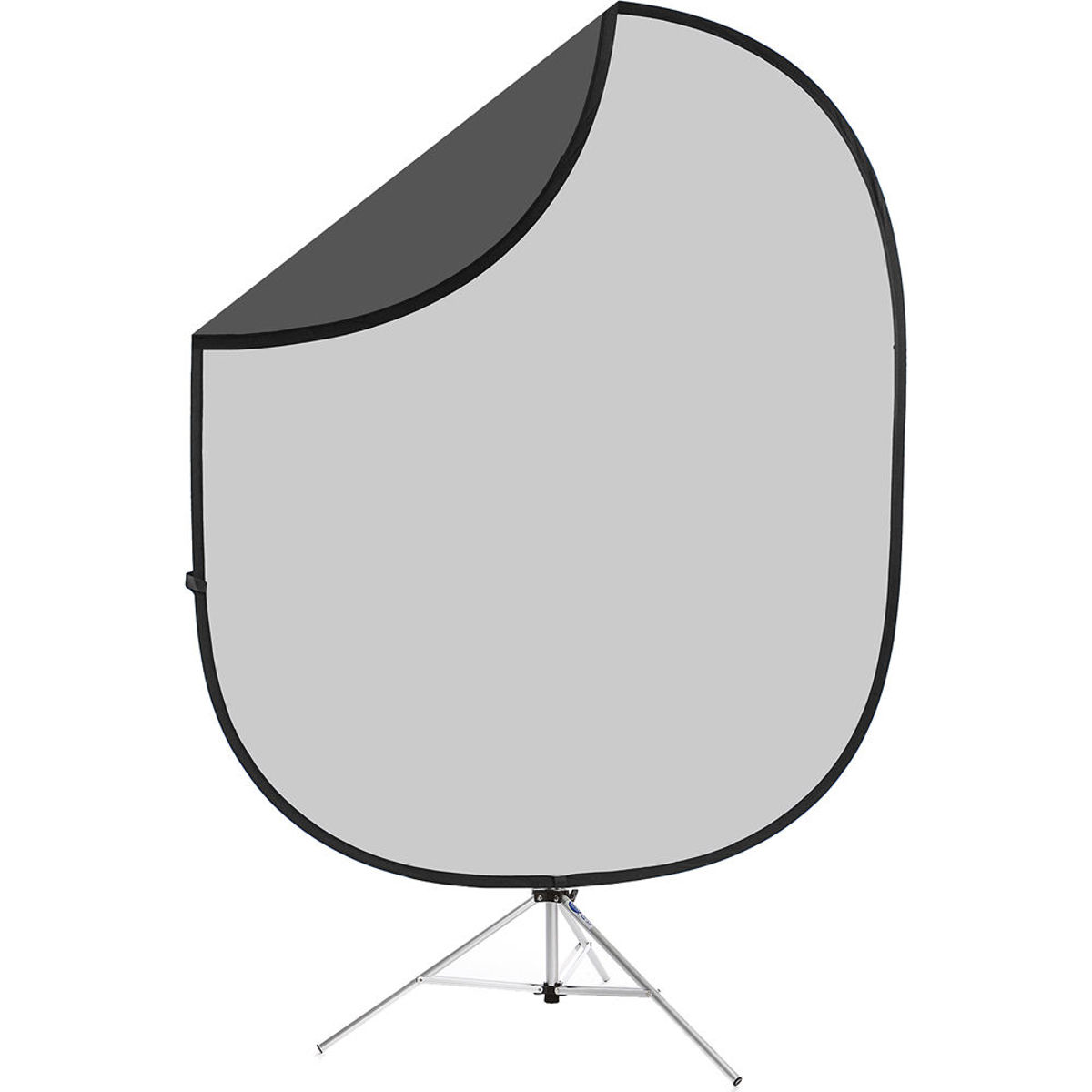 

Savage 6x7' Reversible Collapsible Backdrop with 8' Stand, Dark/Light Gray