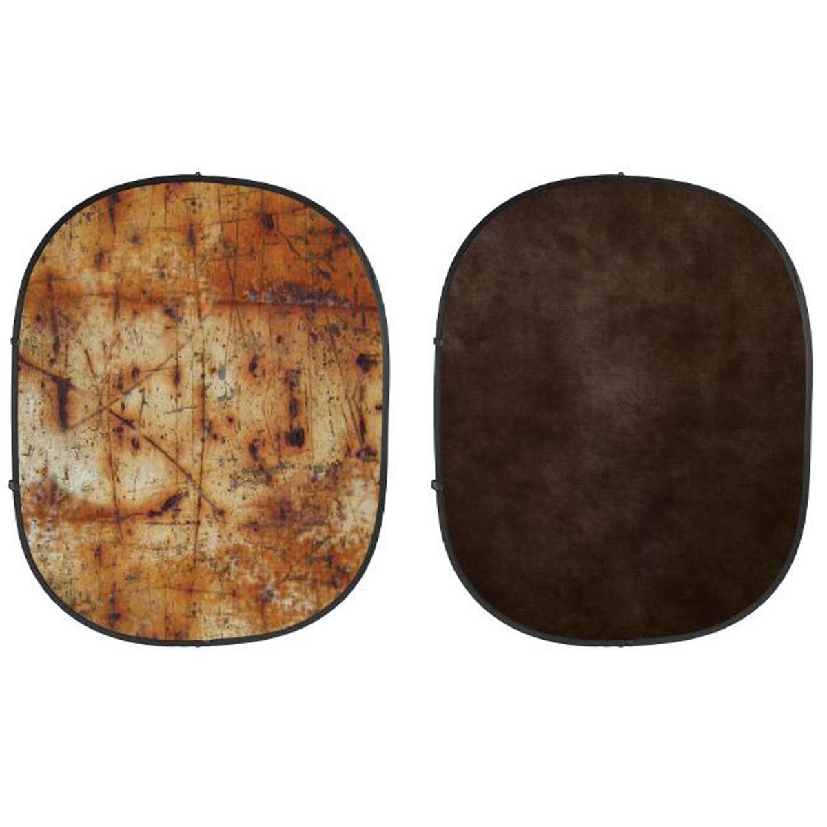 

Savage 5x7' Collapsible Backdrop, Brown/Industrial Grunge