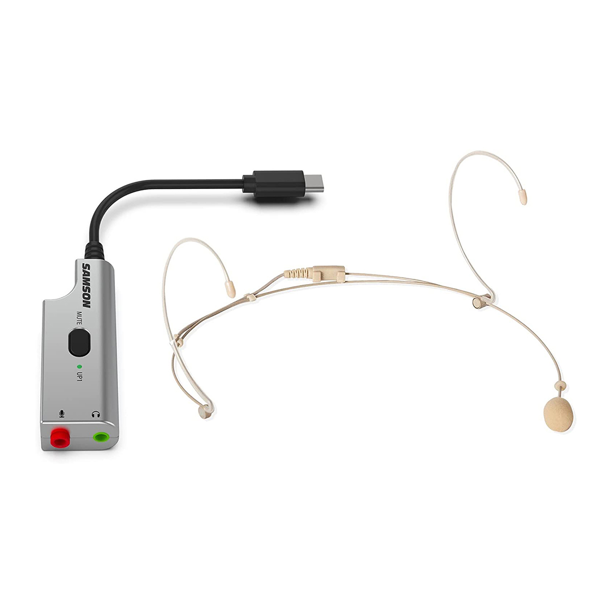 

Samson DEU1 Broadcast Headset Microphone with UP1 USB Adapter