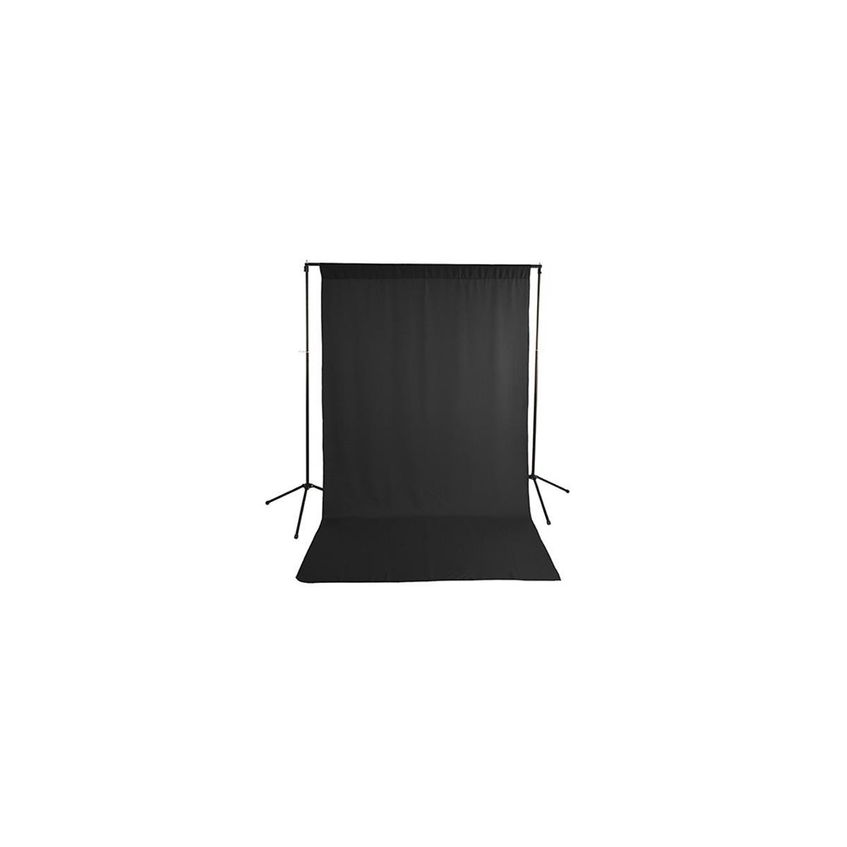 Image of Savage Economy Background Support Stand with 5x9' Black Backdrop