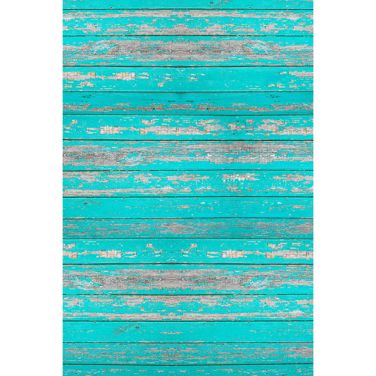 

Savage 4'x5' Distressed Teal Wood Floor Drop