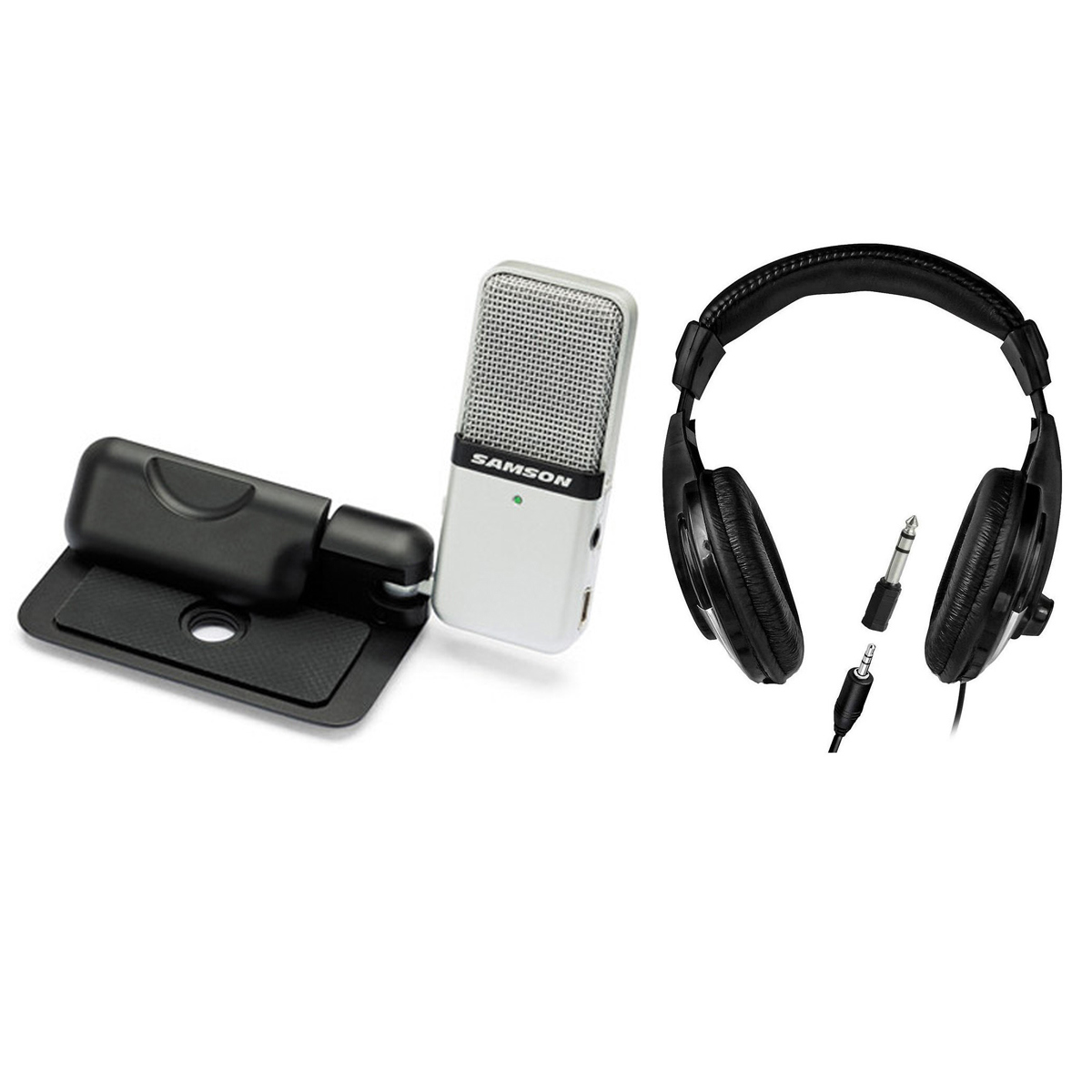 

Samson Go Mic USB Microphone for Mac and PC Computers W/H&A Monitor Headphones