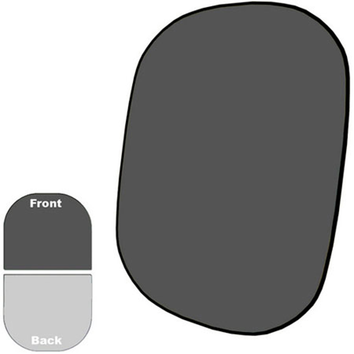 

Savage CB114 Infinity 60x72 Collapsible Disc, Reversible Dark, Gray / Light Gray