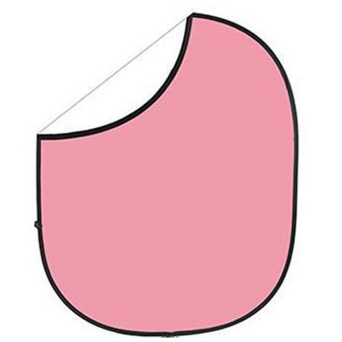 

Savage 5x6' Collapsible Disc Reversible Background, Light Pink/White