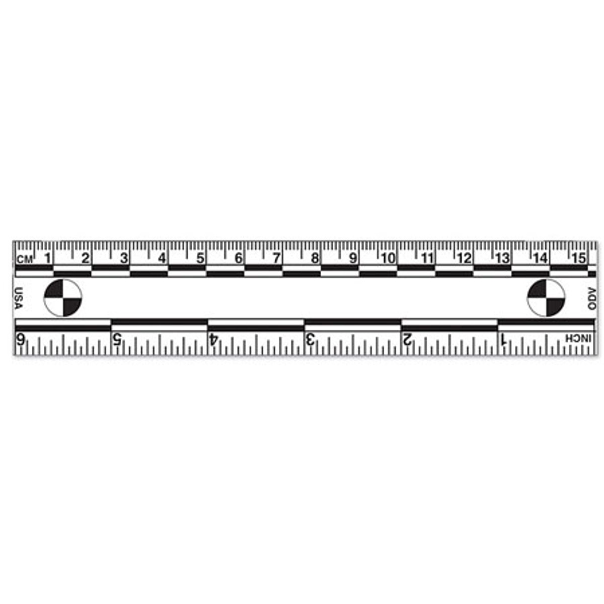 

Safariland 6" Magnetic Ruler, White