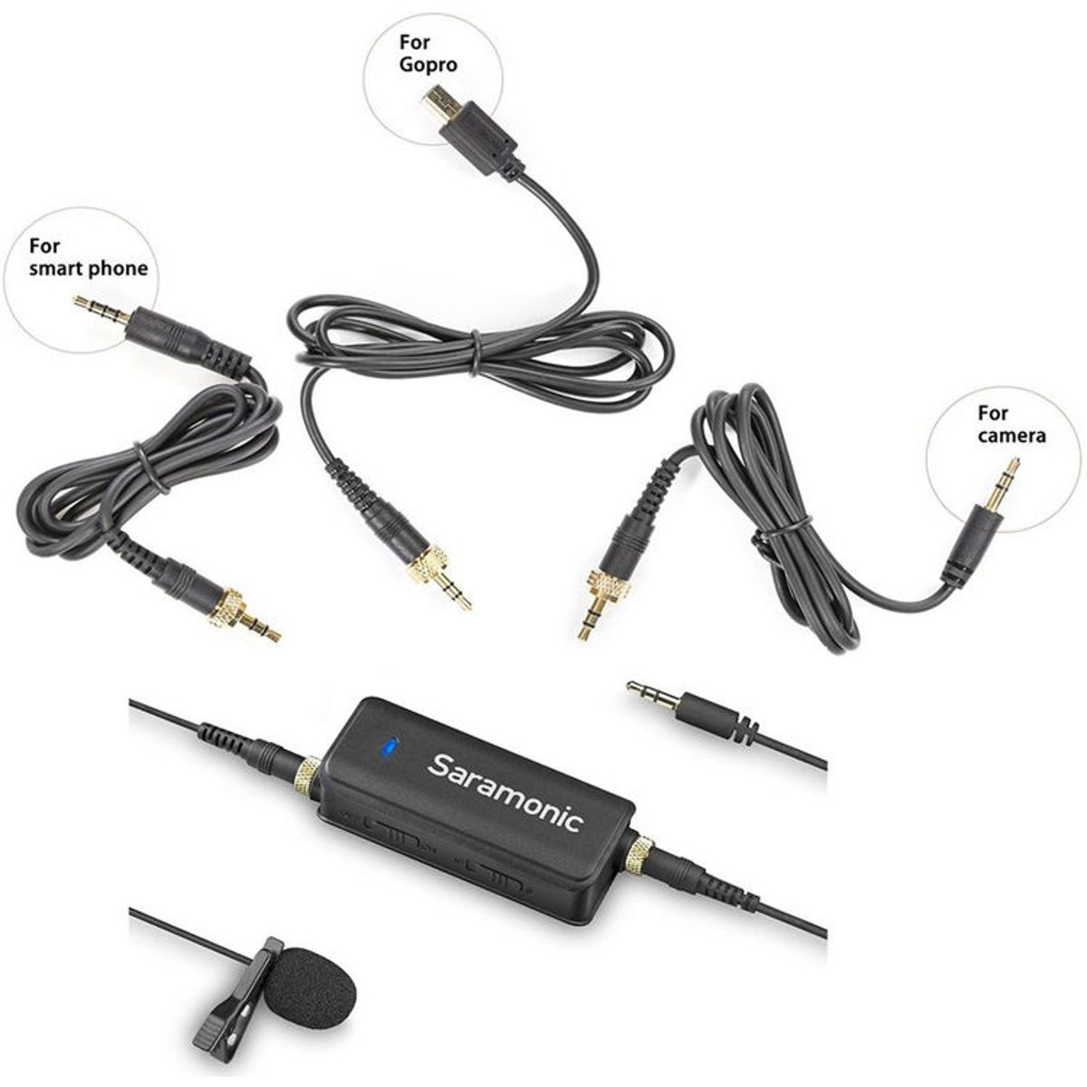 

Saramonic SR-UM9-M1 Omnidirectional Premium Lavalier Microphone