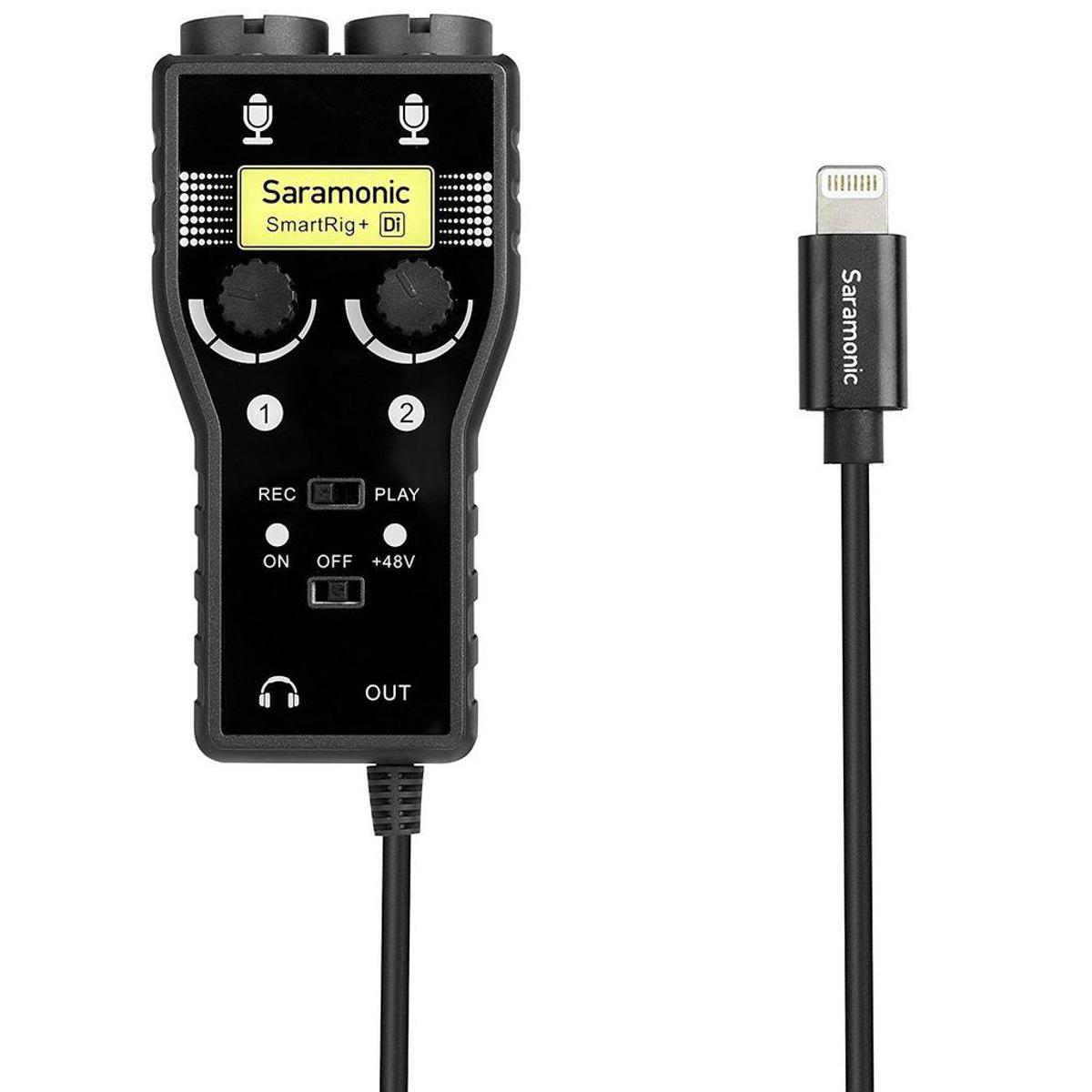 

Saramonic SmartRig+ Di 2-Ch XLR/3.5mm Mic Audio Mixer with Lightning Connector