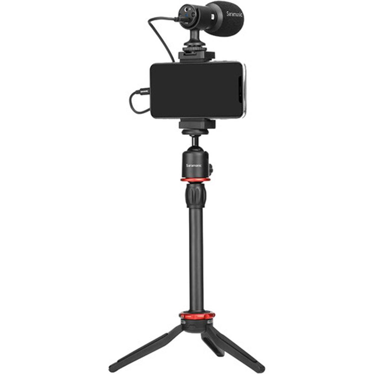 Image of Saramonic SmartMic MTV Smartphone Video and Vlogging Kit for iPhone &amp; Android