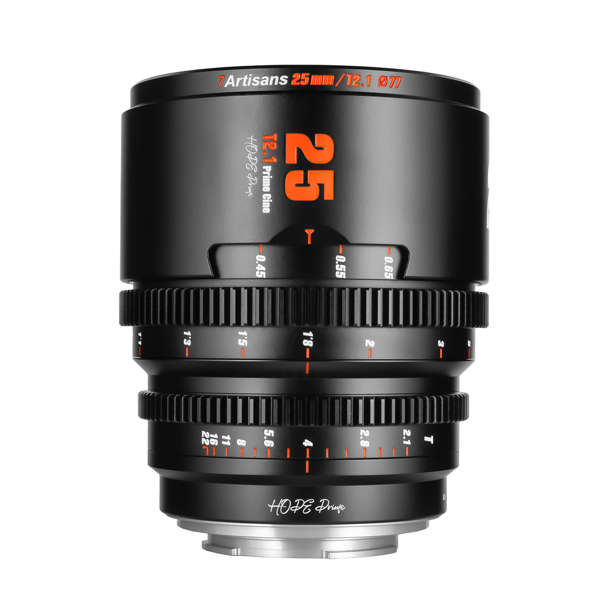 

7artisans 7Artisans Hope Series T2.1 Cinema Lens Black 25mm Micro Four Third