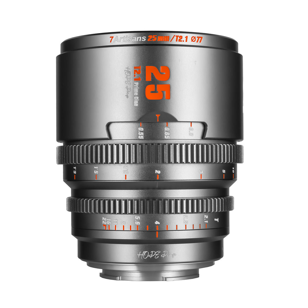 

7artisans 7Artisans Hope Series T2.1 Cinema Lens Titanium 25mm Micro Four Third