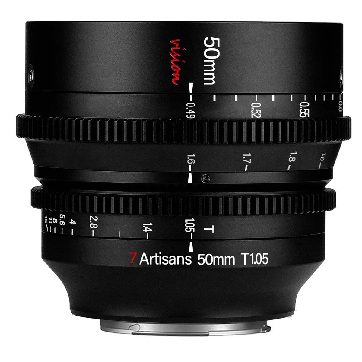 

7artisans Photoelectric 50mm T1.05 Vision Cine Lens for Canon RF, Black