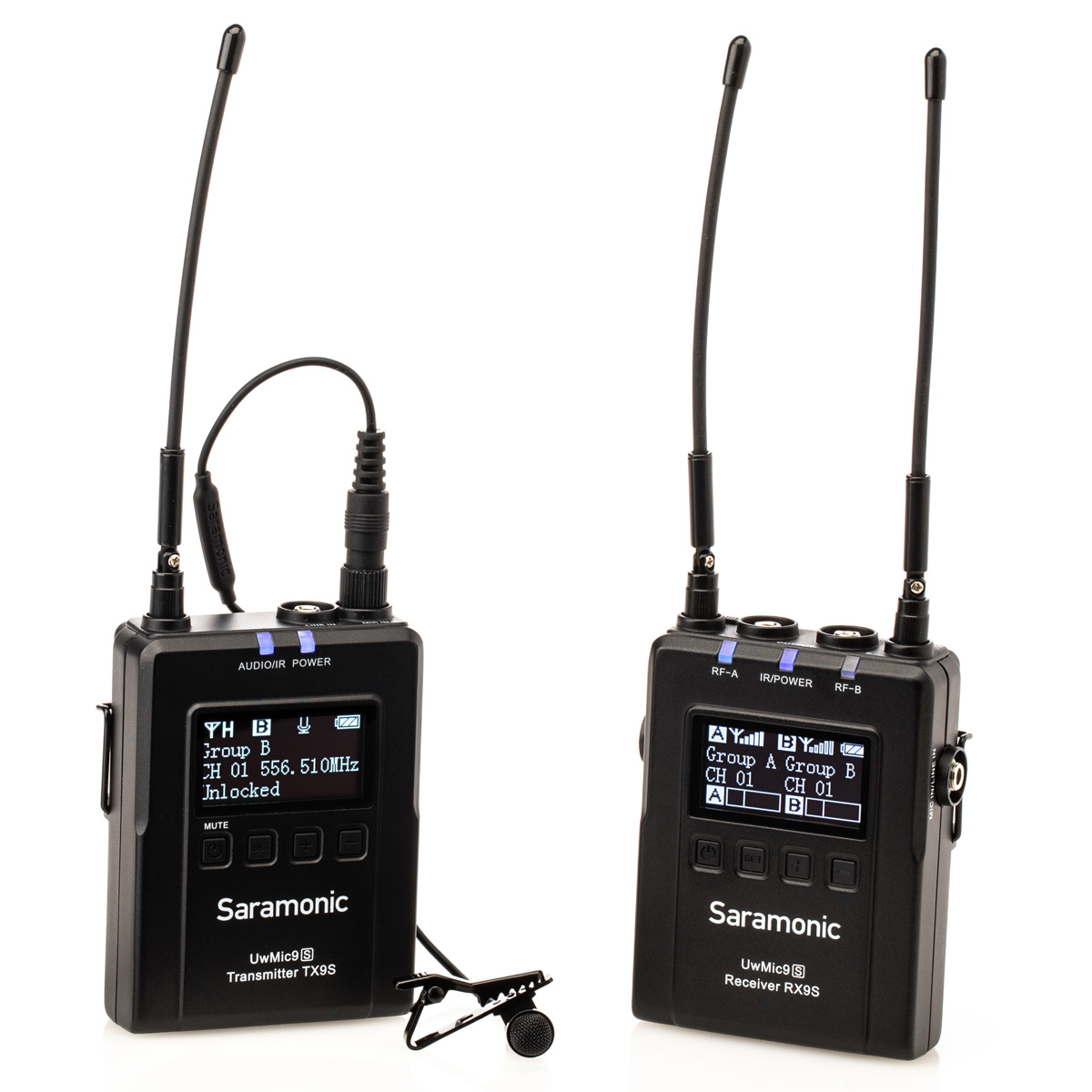 

Saramonic UWMIC9S Kit 1 Advanced Wireless UHF Lavalier System