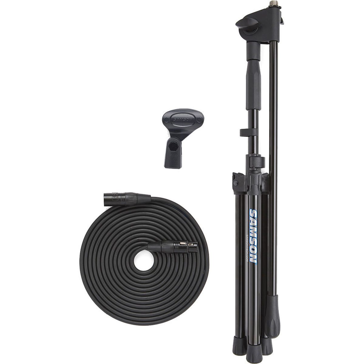 

Samson MK10 Plus Microphone Boom Stand with 18' XLR Cable and Mic Clip