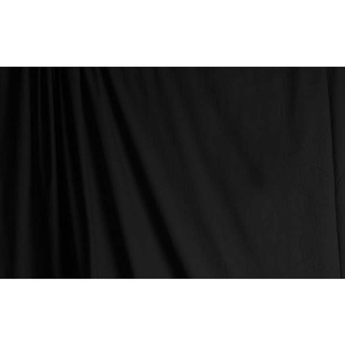 

Savage 10x24' Accent Solid Muslin Background, Black