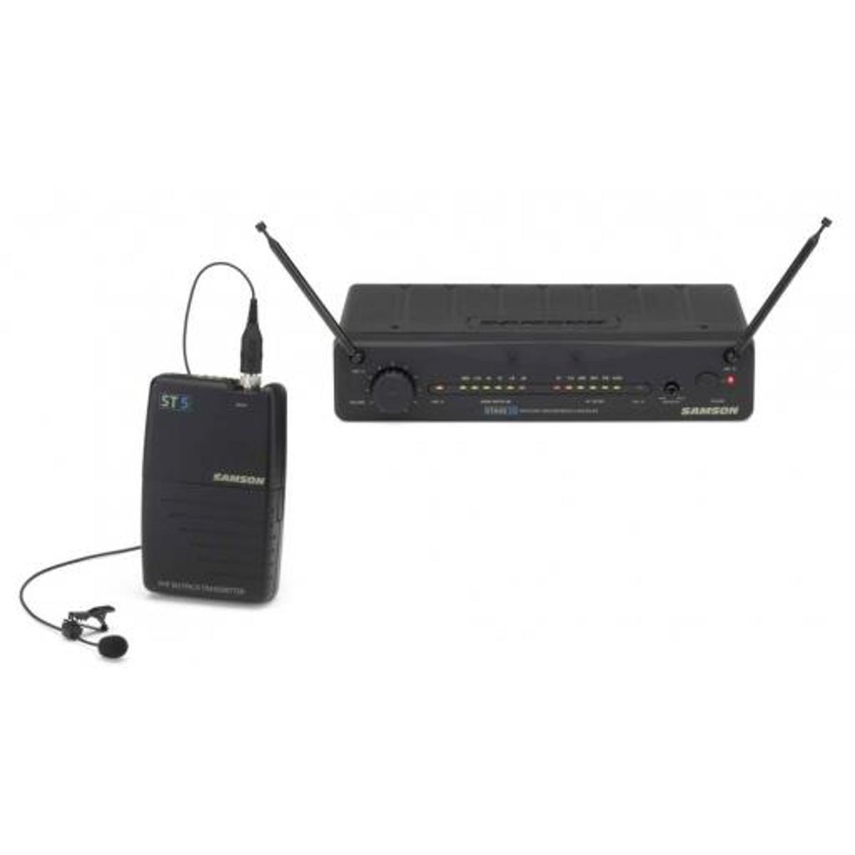 

Samson Stage 55 Wireless Lav Mic System, (Channel 07: 195.6MHz)