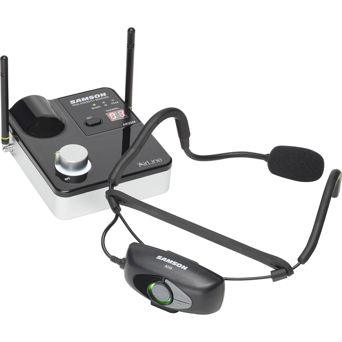 

Samson AirLine 99m Micro UHF Fitness Headset System, Band K: 470 to 494MHz