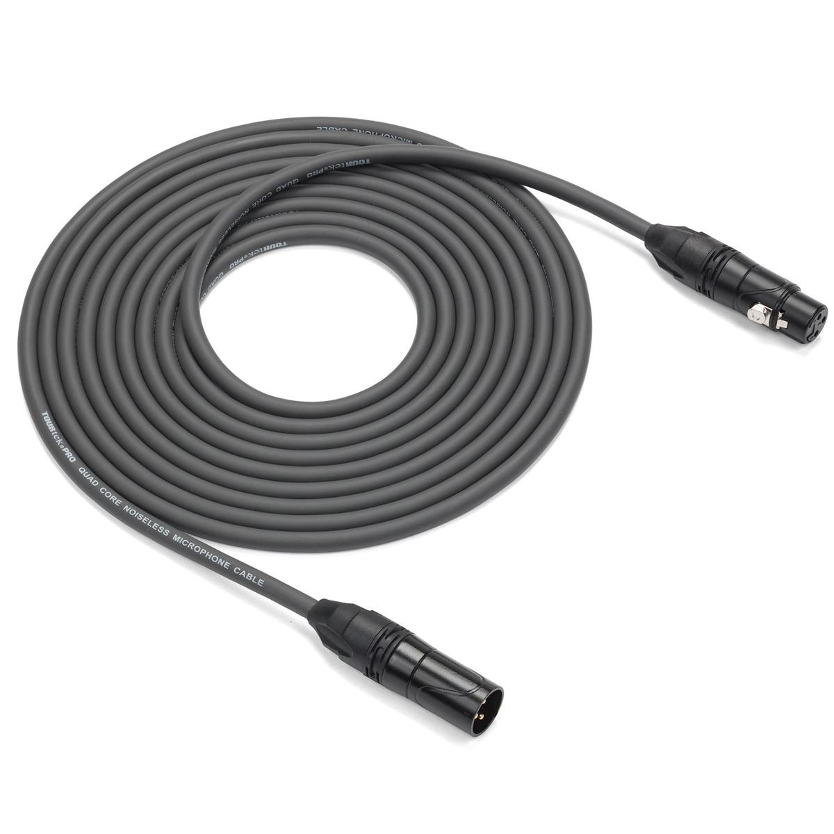 

Samson Tourtek Pro 15' Quad Core Microphone Cable, Standard XLR-XLR Connector
