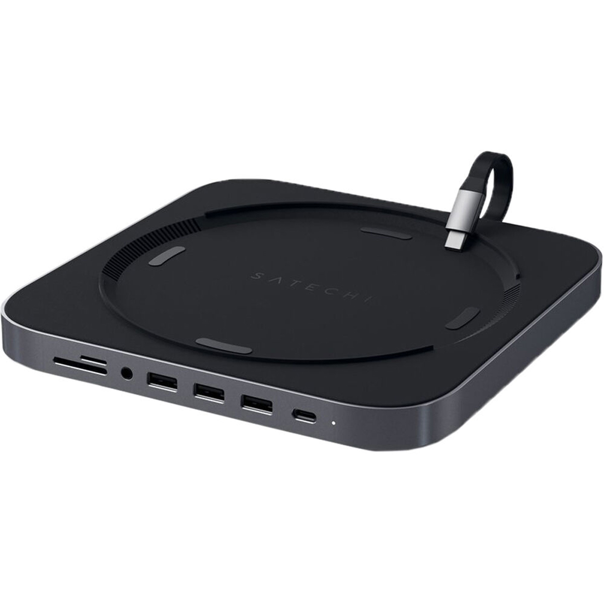 

Satechi Aluminum USB Type-C Stand and Hub for Apple Mac Mini, Space Gray