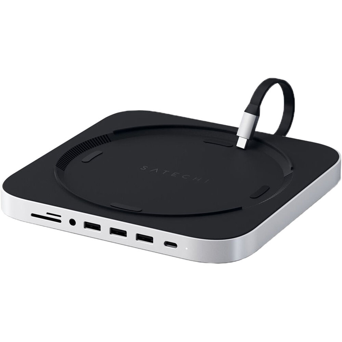 

Satechi Aluminum USB Type-C Stand and Hub for Apple Mac Mini, Silver