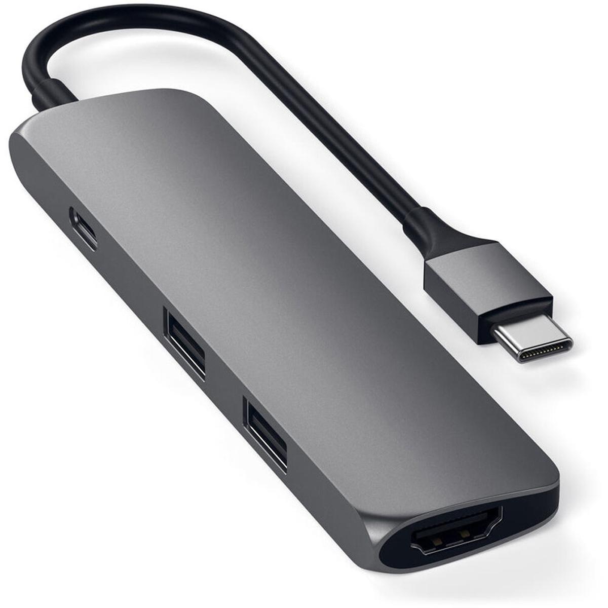 

Satechi USB Type-C Slim Multi-Port Adapter with 4K HDMI, Space Gray