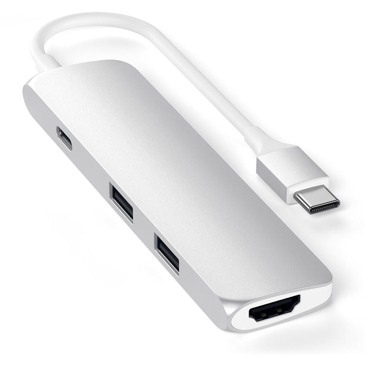 

Satechi USB Type-C Slim Multi-Port Adapter with 4K HDMI, Silver