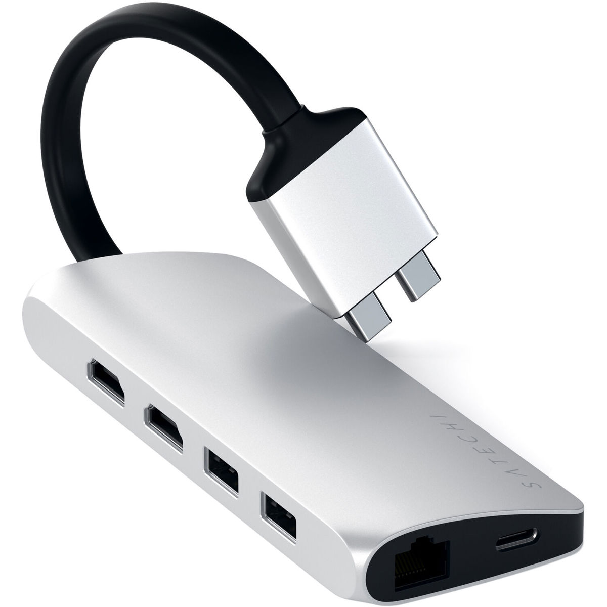 

Satechi USB Type-C Dual Multimedia Adapter for Select MacBooks & Mac Mini,Silver