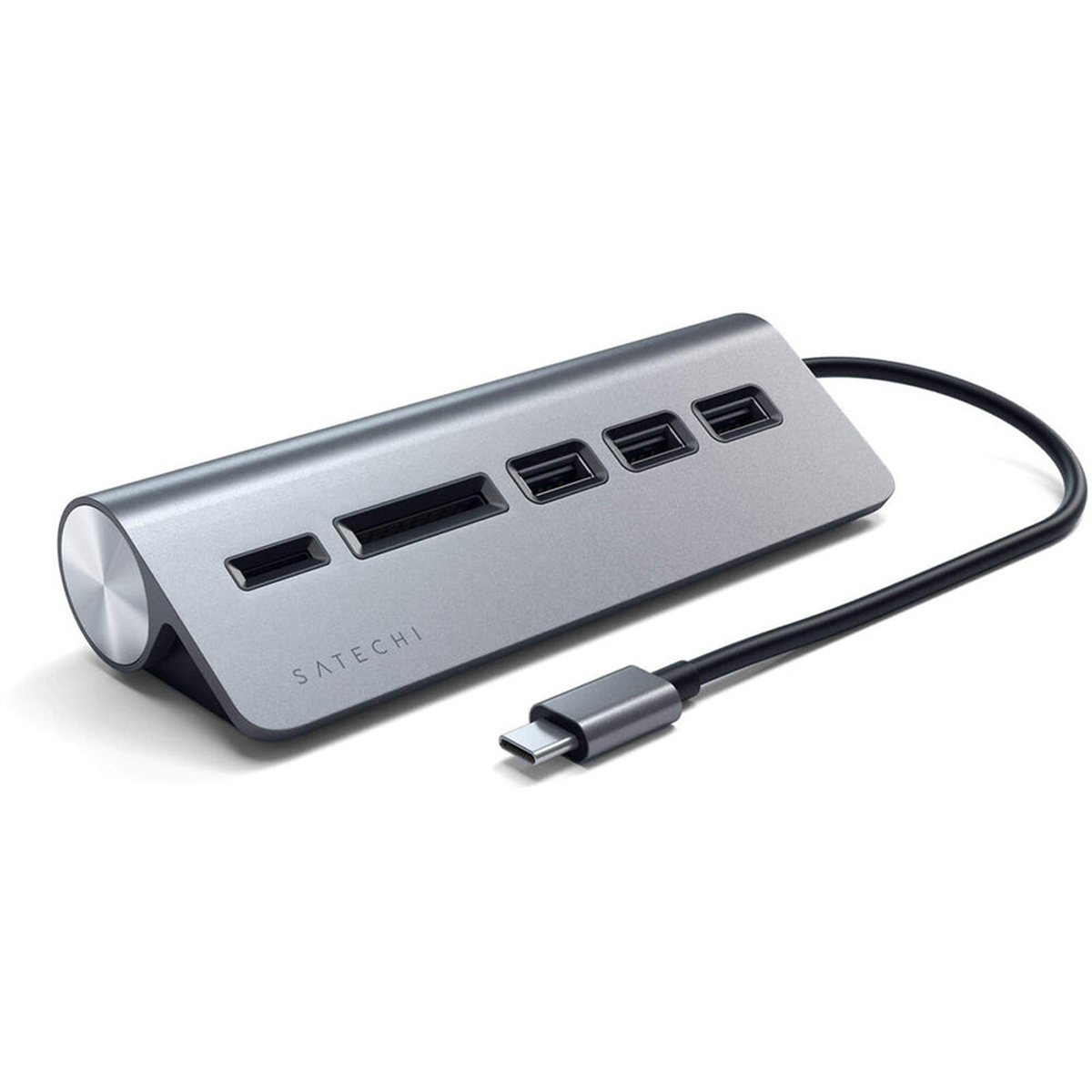 

Satechi 5-In-1 USB Type-C Combo Hub for Desktop Space Gray
