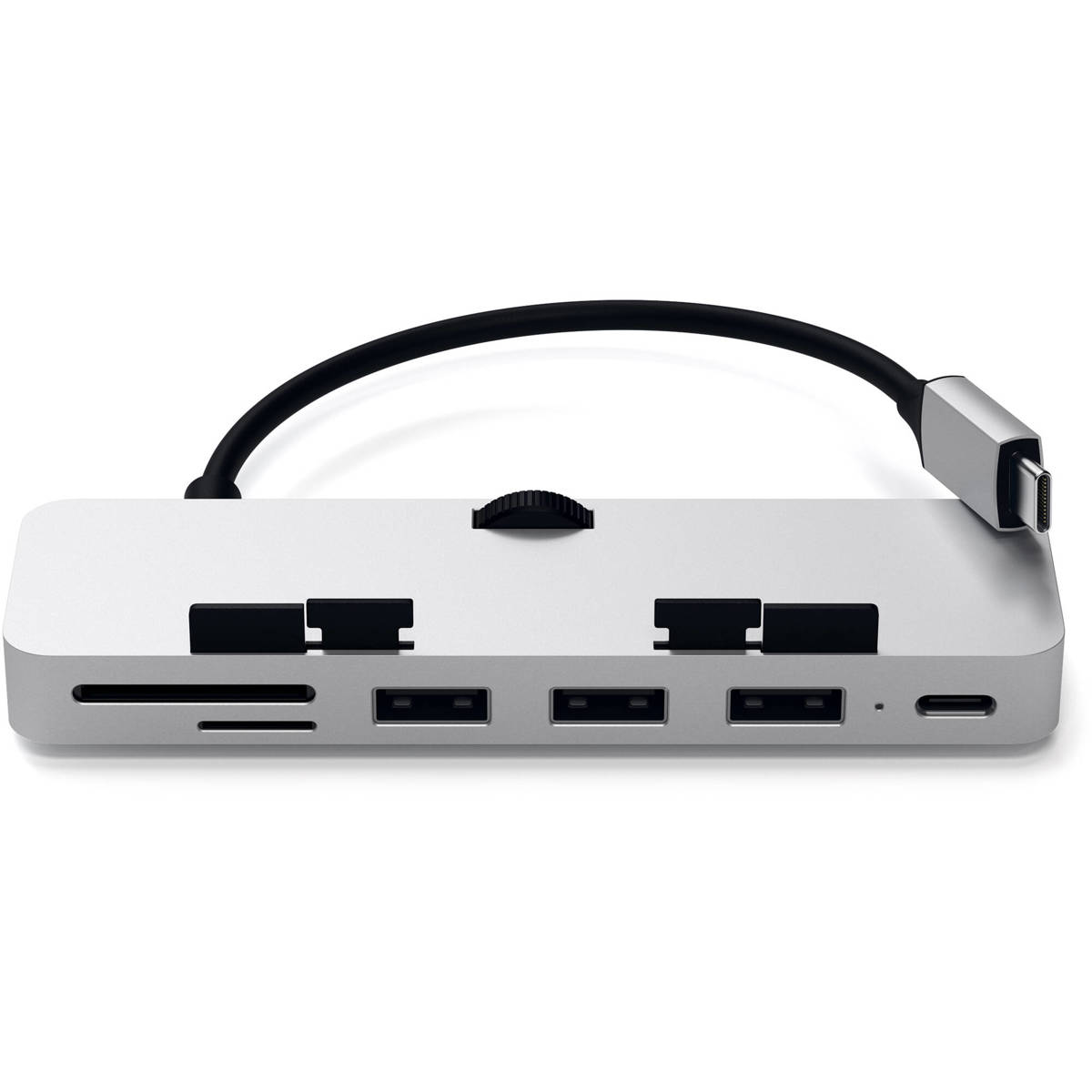 

Satechi Aluminum USB Type-C Clamp Hub Pro for Select Apple iMac, Silver