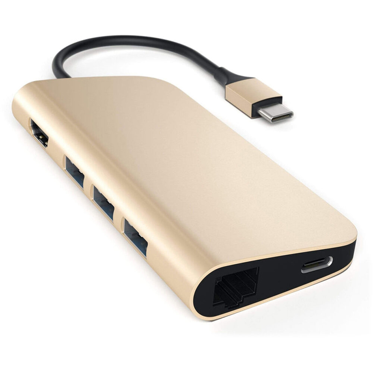 

Satechi USB Type-C Multi-Port Adapter with 4K HDMI and Ethernet, Gold