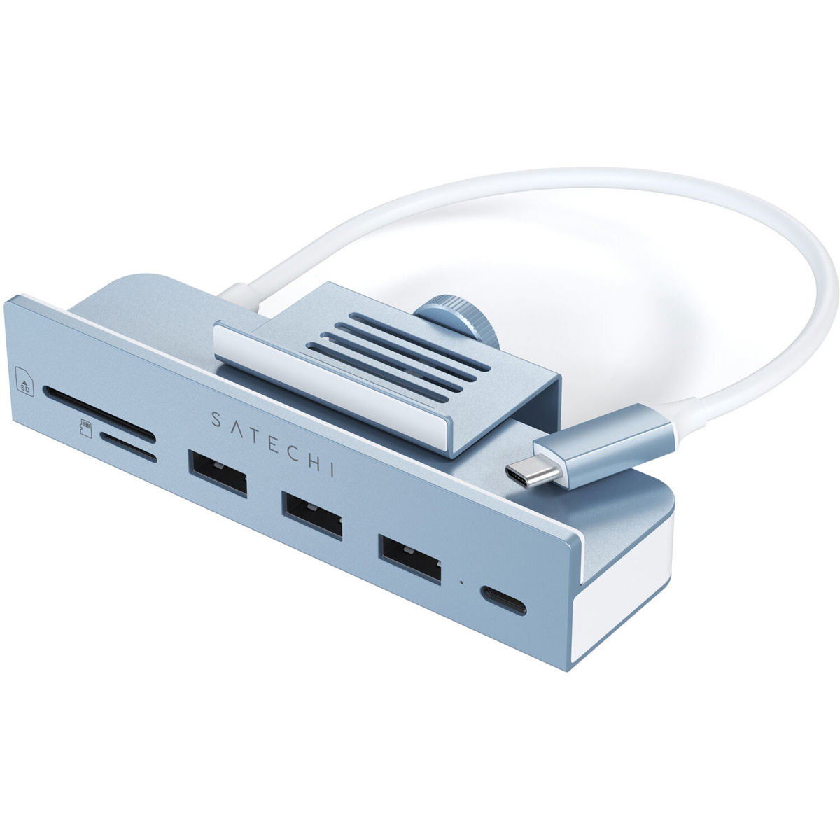 

Satechi USB Type-C Clamp Hub for 24" iMac, Blue