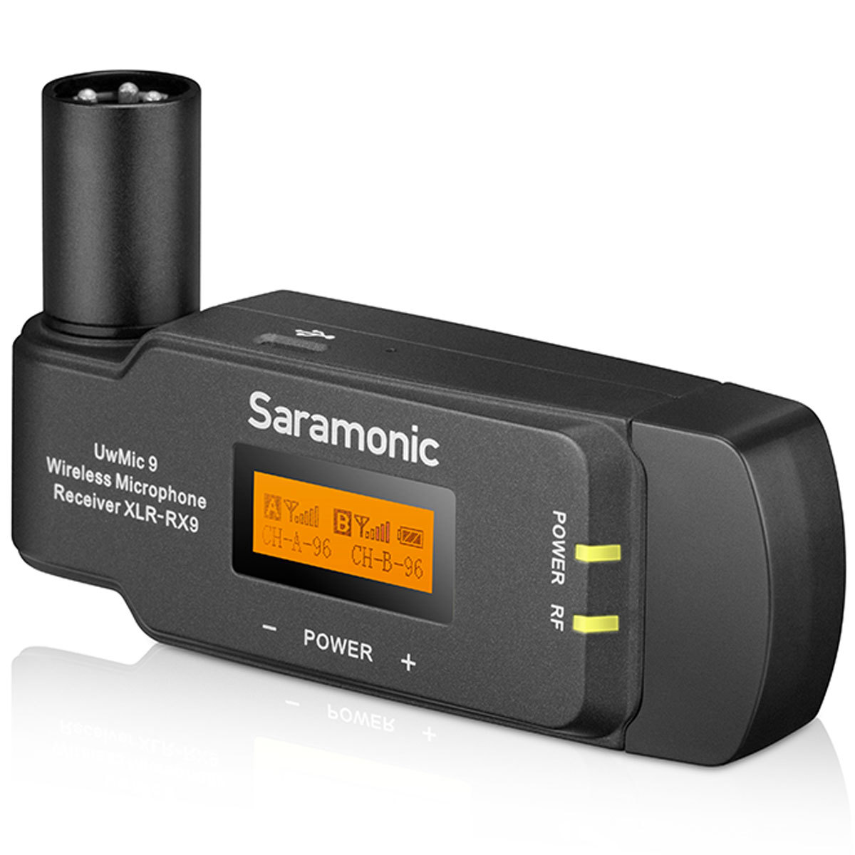 Photos - Microphone Saramonic RX-XLR9 Plug-On XLR Dual-Channel UHF Wireless Receiver UWMIC9RX 