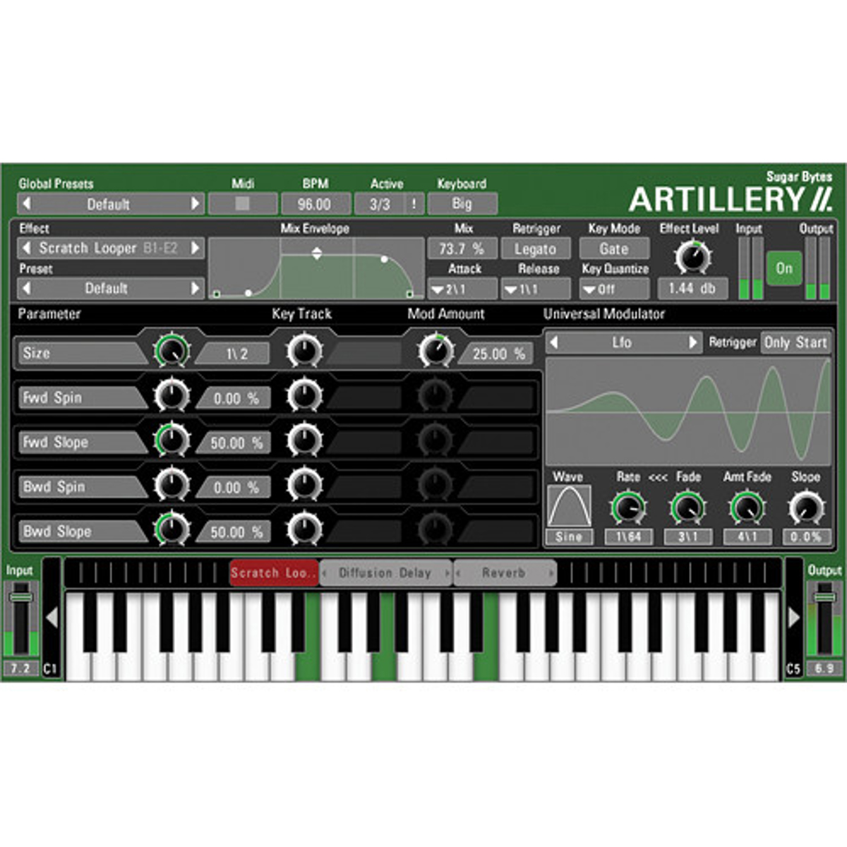 

Sugar Bytes Artillery 2 Software, Electronic Download