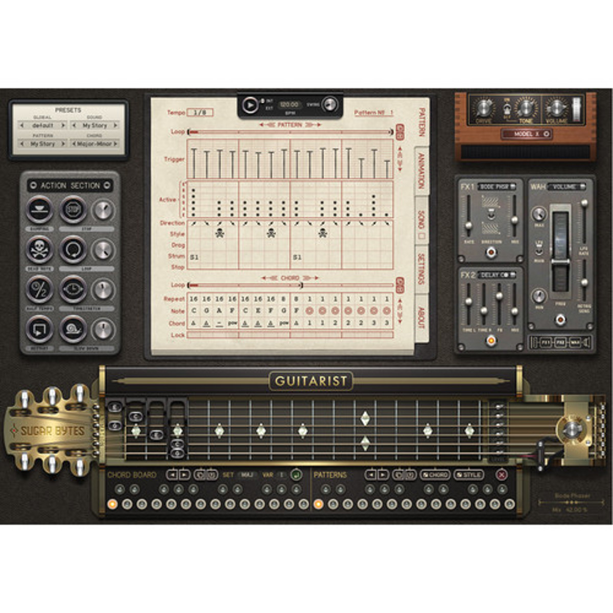 

Sugar Bytes Guitarist Software, Electronic Download