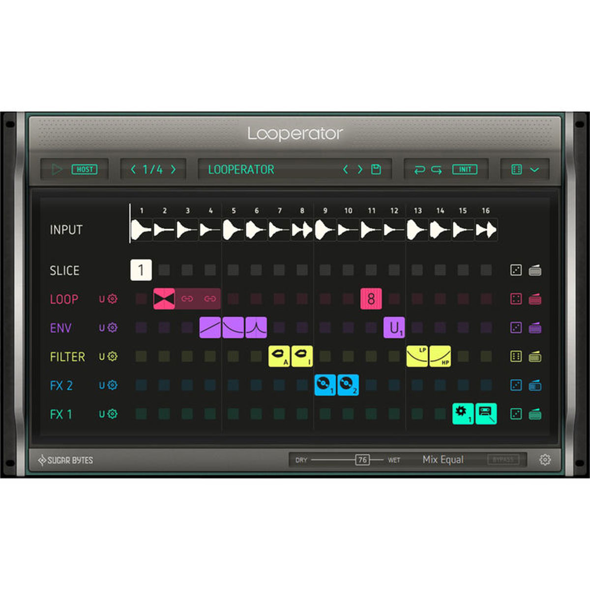 

Sugar Bytes Looperater Loop Design Plug-In, Electronic Download