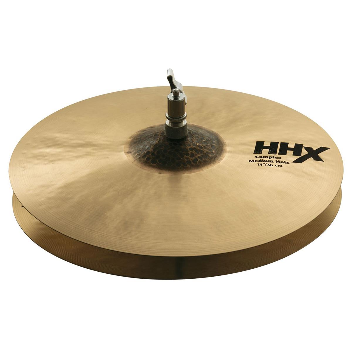 

Sabian 14" HHX Complex Medium Hi-Hat Cymbals, Natural Finish, Pair