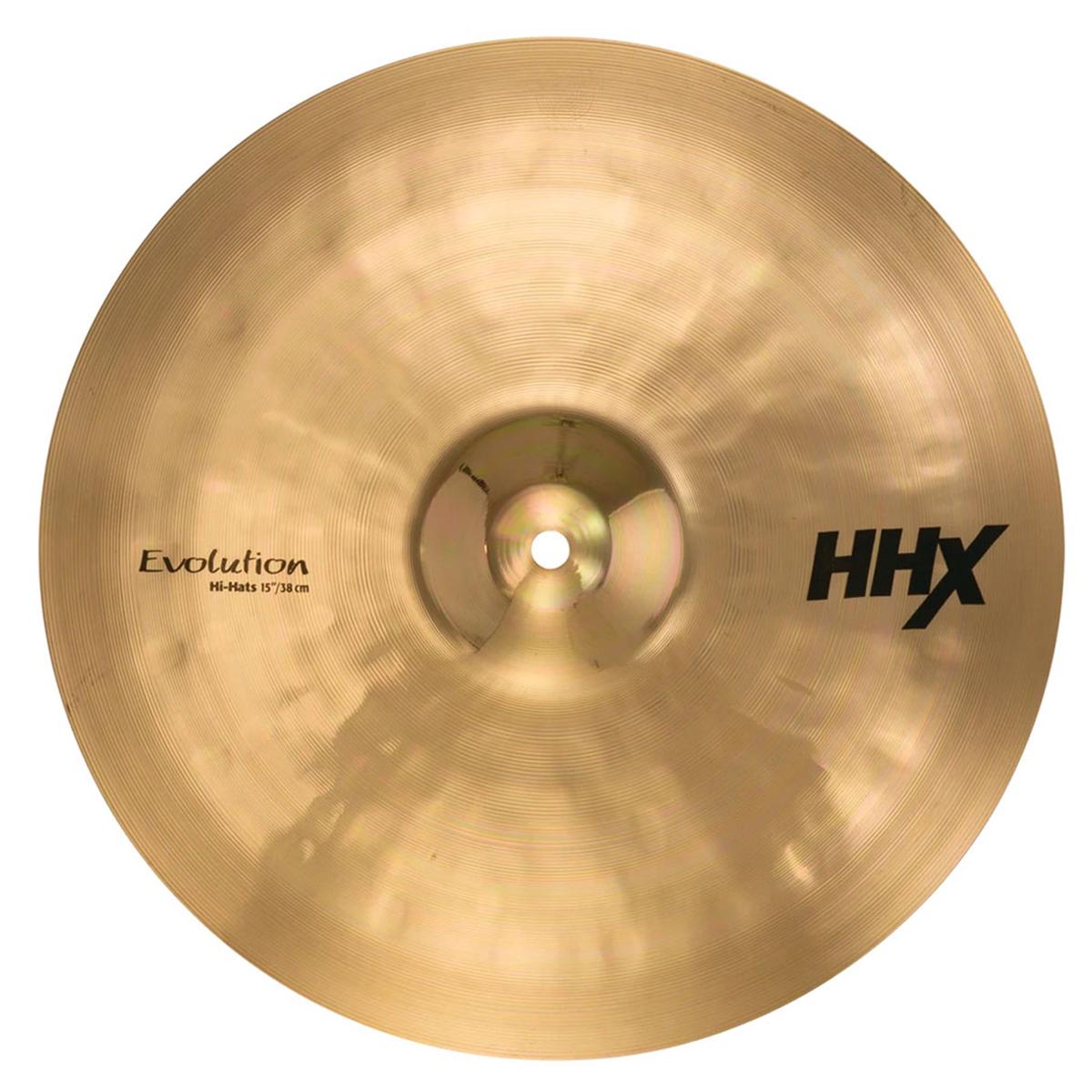 

Sabian 15" HHX Evolution Hi-Hat Cymbal, Heavy Bottom, Brilliant Finish