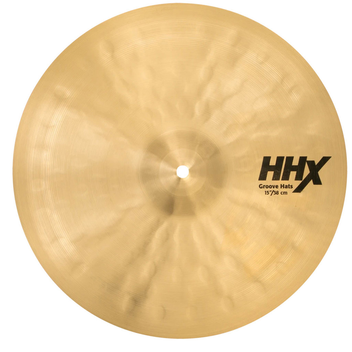 

Sabian 15" HHX Groove Hi-Hat Cymbal, Heavy Bottom, Natural Finish