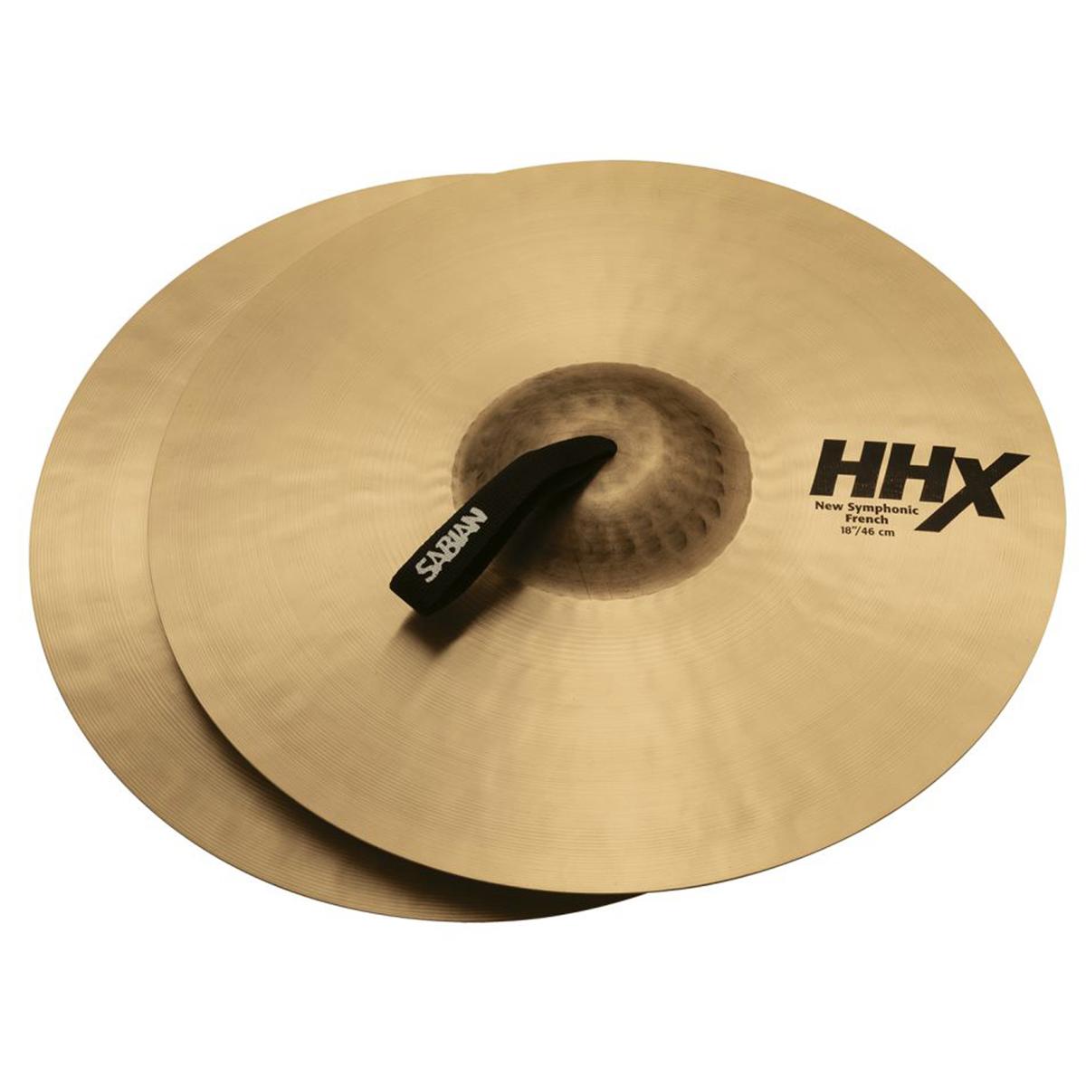 

Sabian 18" HHX New Symphonic French Cymbals, Medium-Thin, Natural, Pair
