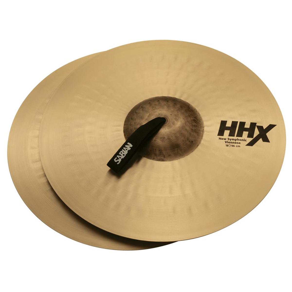 

Sabian 18" HHX New Symphonic Viennese Hand Cymbals, Medium, Natural, Pair