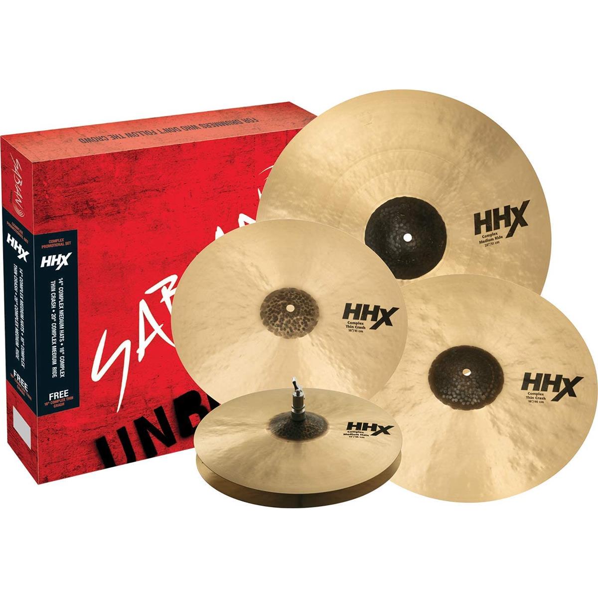 Image of Sabian HHX Complex Promotional Cymbal Set