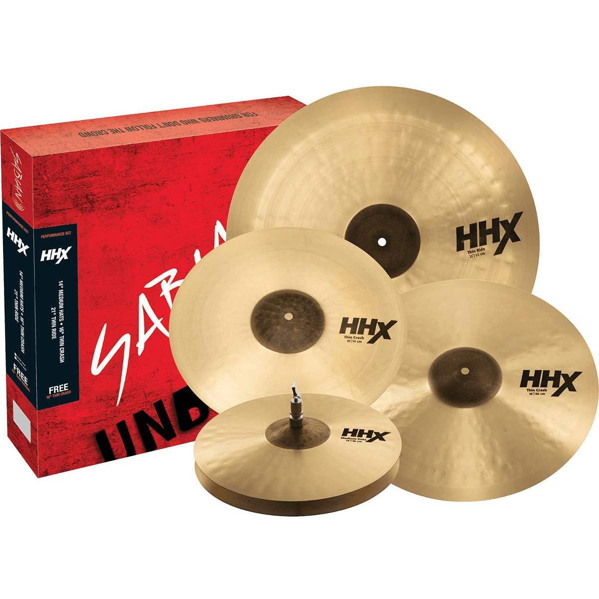 

Sabian HHX Performance Cymbal Set, Natural Finish