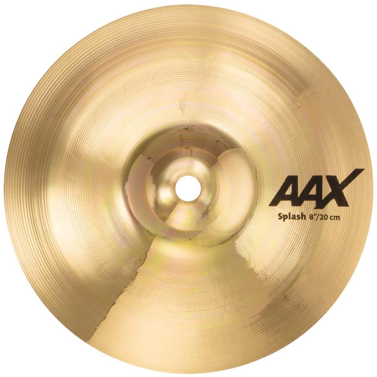 Sabian 8" AAX Splash Cymbal, Extra-Thin, Brilliant Finish Extremely fast and very bright, the SABIAN 8" AAX Splash provides plenty of penetrating cut. The SABIAN AAX series delivers consistently bright, crisp, clear and cutting responses - AAX is the ultimate Modern Bright sound!