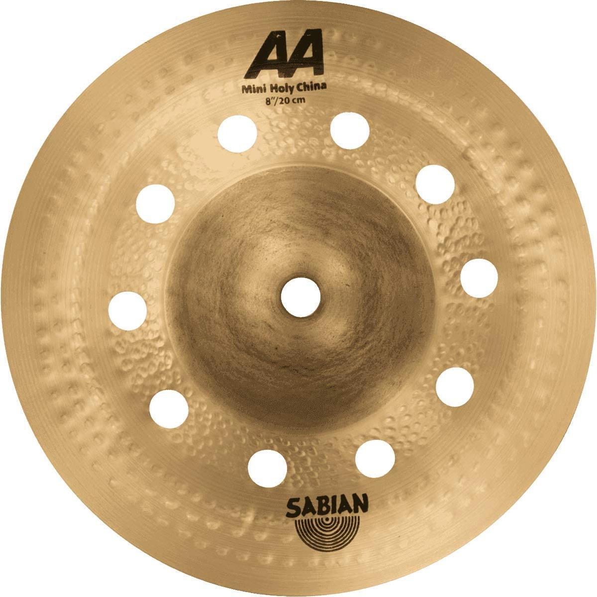

Sabian 8" AA Mini Holy China Cymbal, Extra-Thin, Natural Finish