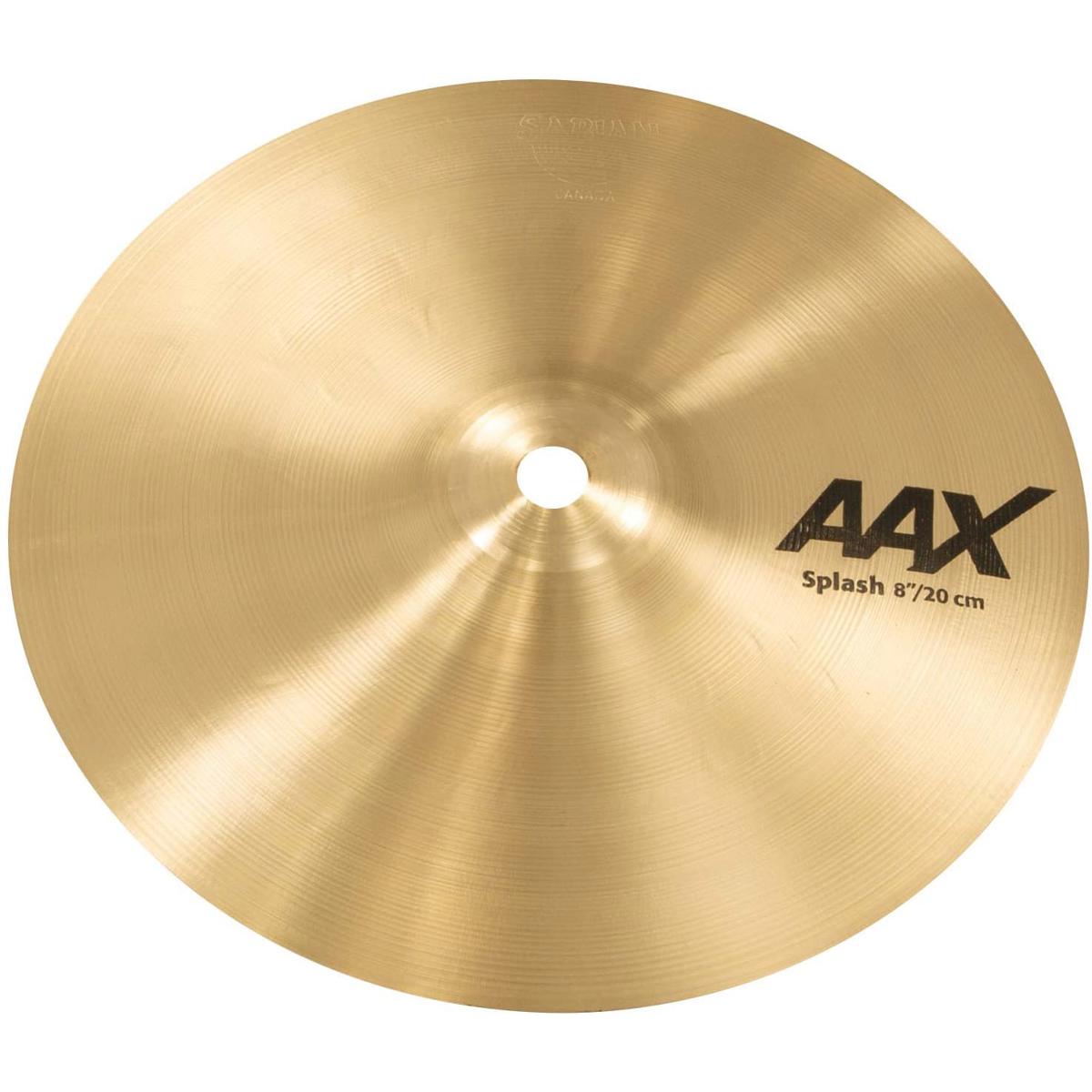 Sabian 12" AAX Splash Cymbal, Extra-Thin Extremely fast and very bright, the SABIAN 12" AAX Splash provides plenty of penetrating cut. The SABIAN AAX series delivers consistently bright, crisp, clear and cutting responses - AAX is the ultimate Modern Bright sound!