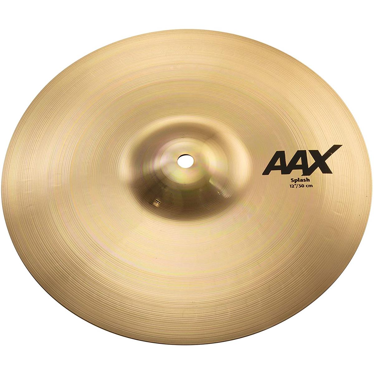 Sabian 12" AAX Splash Cymbal, Extra-Thin, Brilliant Finish Extremely fast and very bright, the SABIAN 12" AAX Splash provides plenty of penetrating cut. The SABIAN AAX series delivers consistently bright, crisp, clear and cutting responses - AAX is the ultimate Modern Bright sound!