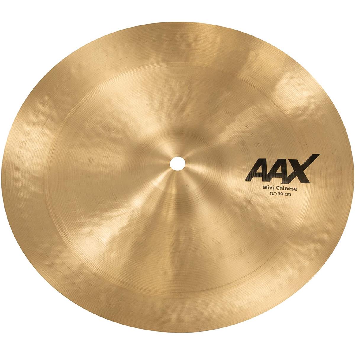 Sabian 12" AAX Mini Chinese Cymbal, Thin Aggressive accenting power in the form of cutting, raw attack and quick decay rate is what the SABIAN 12" AAX Mini Chinese is all about. The SABIAN AAX series delivers consistently bright, crisp, clear and cutting responses - AAX is the ultimate Modern Bright sound!