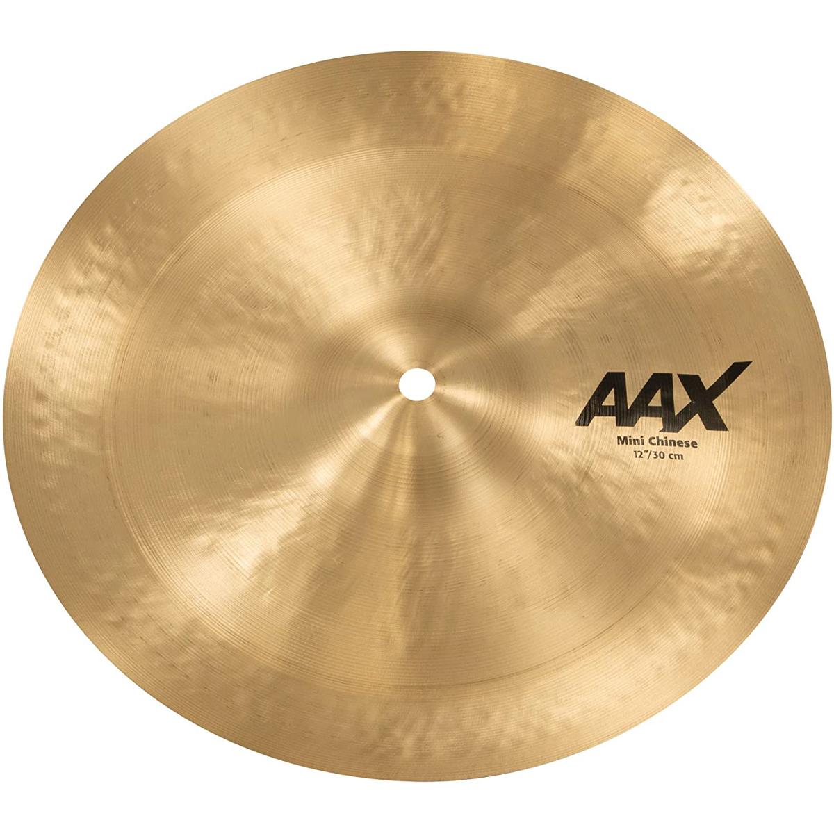 Sabian 12" AAX Mini Chinese Cymbal, Thin Aggressive accenting power in the form of cutting, raw attack and quick decay rate is what the SABIAN 12" AAX Mini Chinese is all about. The SABIAN AAX series delivers consistently bright, crisp, clear and cutting responses - AAX is the ultimate Modern Bright sound!