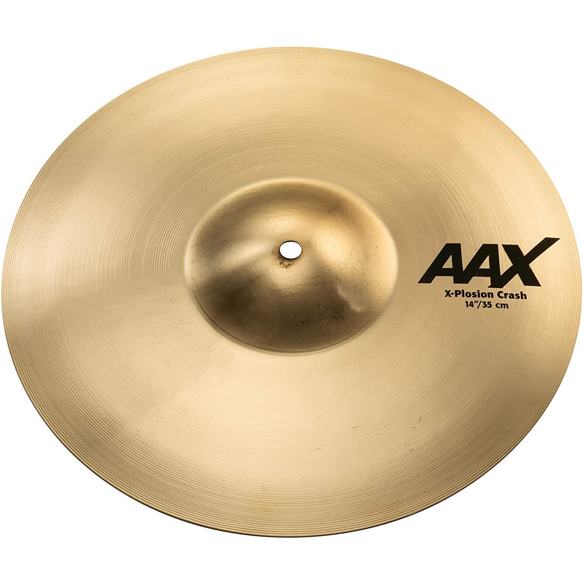Sabian 14" AAX X-Plosion Fast Crash Cymbal, Medium-Thin, Brilliant Finish Bursting with energy, the innovative SABIAN 14" AAX X-Plosion Crash explodes with fuller, punchier power. Also available in an XT Fast Crash model and 11" AAX Splash. The SABIAN AAX series delivers consistently bright, crisp, clear and cutting responses - AAX is the ultimate Modern Bright sound!