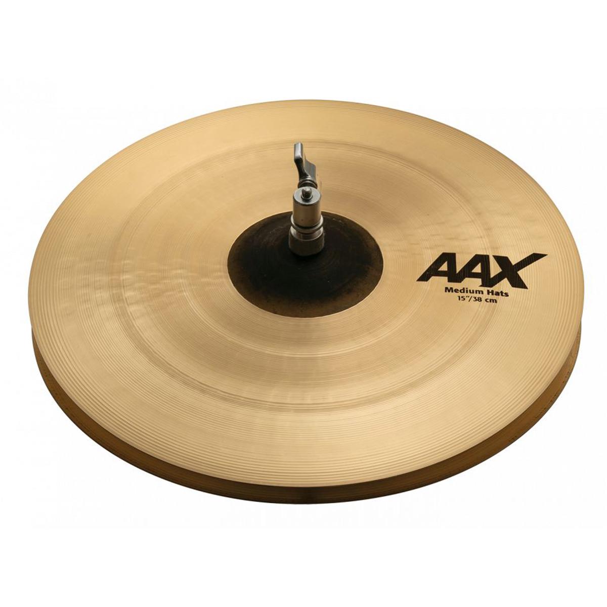 

Sabian 15" AAX Medium Hi-Hat Cymbals, Natural Finish, Pair